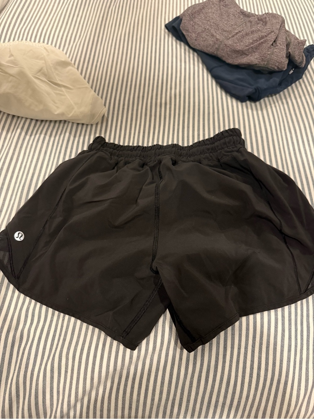 lululemon athletica Men’s Black Running Shorts